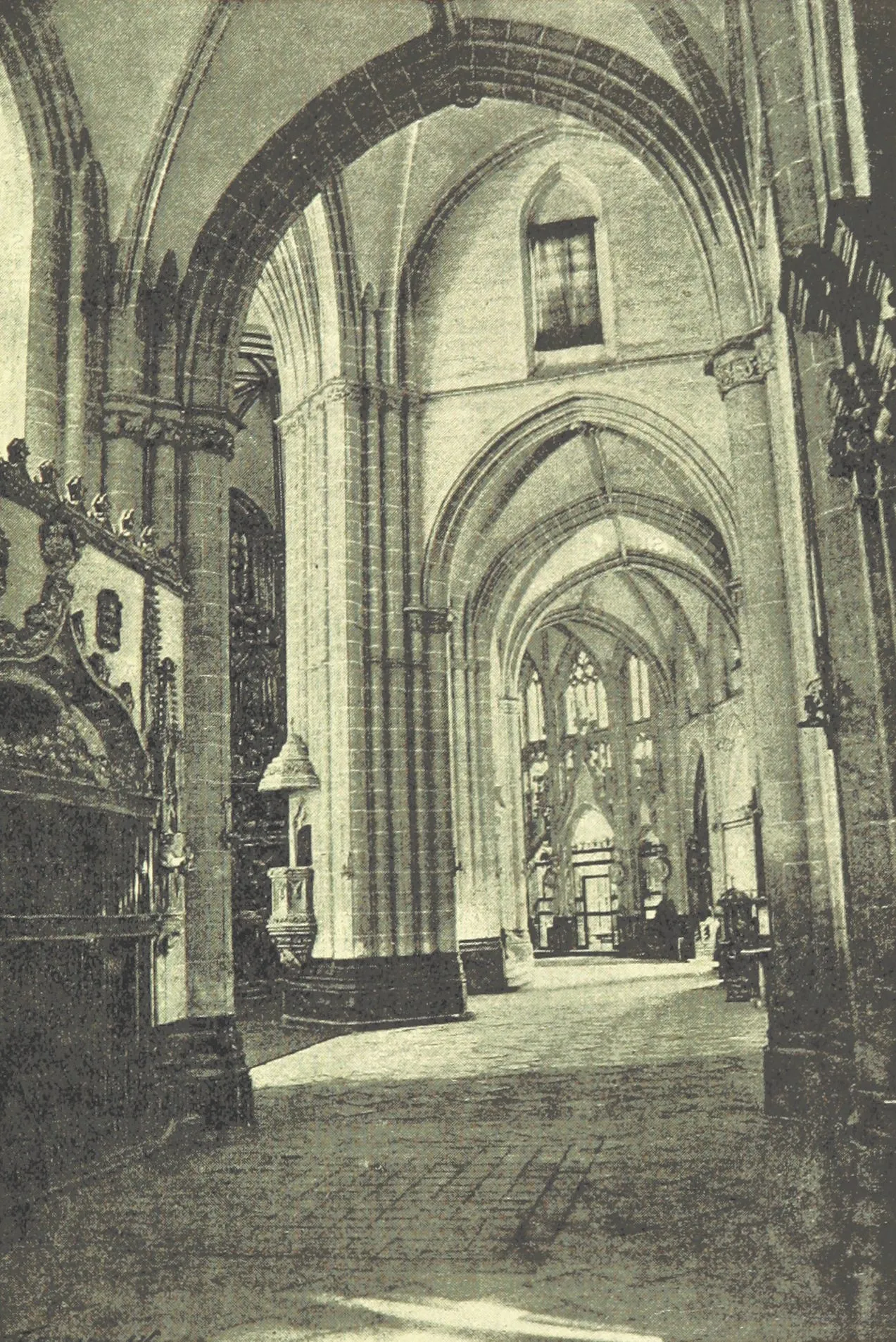 Interior de la Catedral, 1889